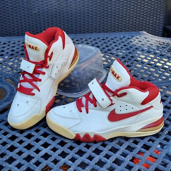 Nike Air Force Max B 'White Varsity Red' (2002) Vintage - Picture 13 of 13